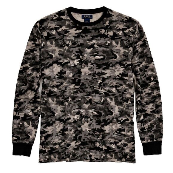 Polo by Ralph Lauren Other - Men's Polo Ralph Lauren Waffle Weave Thermal Shirt Size Medium Camo Black Grey